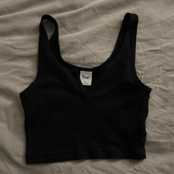 TNA black cropped tank - Picture 1 of 2